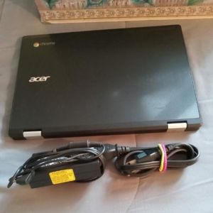 Chromebook Acer Laptop/W Charging Cable Cord.